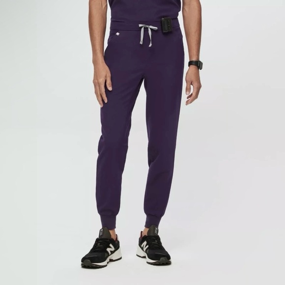 Figs Tansen Jogger Scrub Pants Limited Edition Purple Shadow Small Short - Picture 2 of 16
